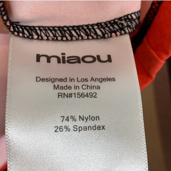 Miaou Long Sleeve Tee Size Small Roma Print NWT - Picture 3 of 3